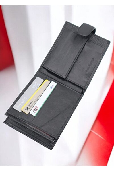 HASSION Men's genuine leather wallet 7137, gray