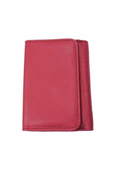 HASSION - Women's genuine leather wallet R403, orange red