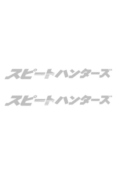 Oracal Set of 2 decorative car stickers, Japan Style, Japanese graphics, 60cm, gray