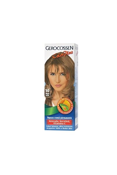 GEROCOSSEN Color Plus Hair Dye, 10, Dark Blonde