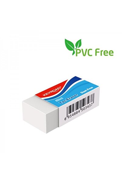 KEYROAD Radieră Technic Mini KR970981, dreptunghiulară, 40 x 19 x 13 mm, albă