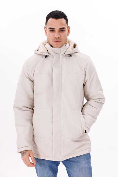 freemen Men's Fleece Fur Removable Hood Water and Windproof Hooded Winter Coat & Jacket & Parka