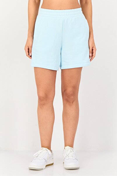 adidas Women Sportswear Fit Embroidered Logo Training Shorts, Blue