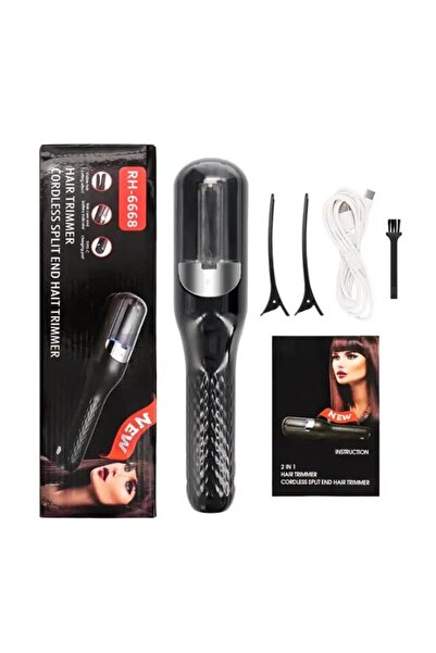 Flippy Split-Ends Repair Device, Hair Smoothing, ABS+PC, Negative Ions, 500 mAh, 24.8x5.3x5 cm, Blac
