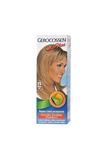 GEROCOSSEN Vopsea Color Plus, 15, Blond clar