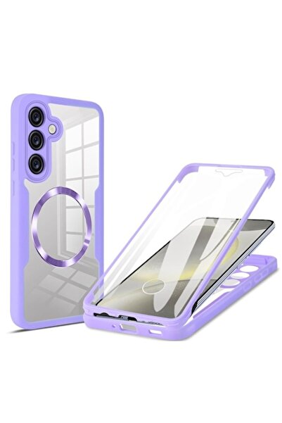 Velo Case compatible with Samsung Galaxy S25 + Screen Protector, Xtreme Armor W551, Purple