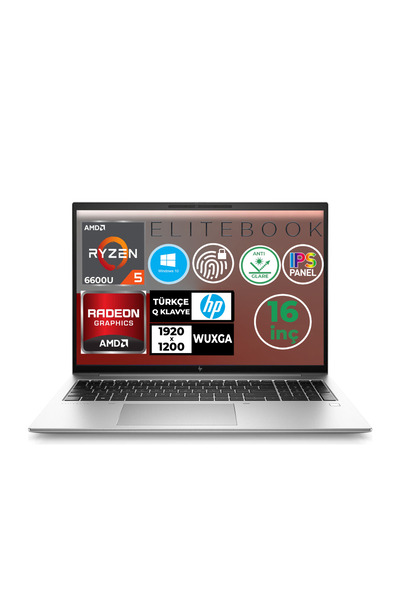 HP EliteBook 865 G9 Ryzen 5 6600U 8GB 512GB SSD 16" WUXGA W10P Taşınabilir Bilgisayar 5P675EA 002