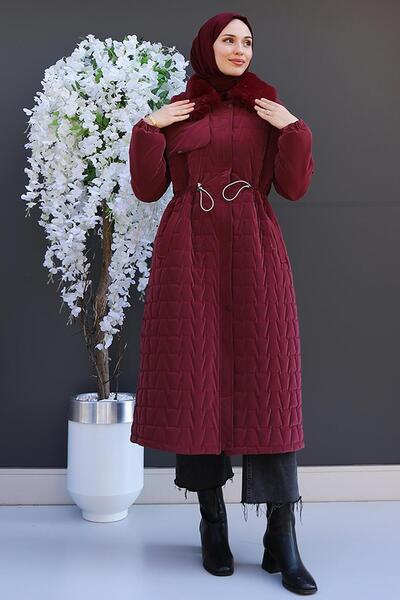 GİYZAMİLA Lotus Mountain Burgundy