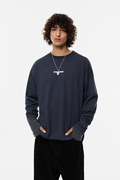 Pull & Bear STWD Studio long sleeve T-shirt