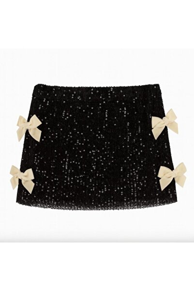 For Kids Baby Kırmızı Kız Çocuk Pul Payet Etek