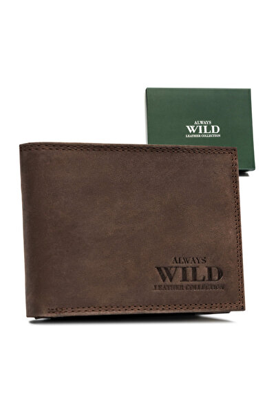 Other Classic men's leather wallet without clasp - Always Wild