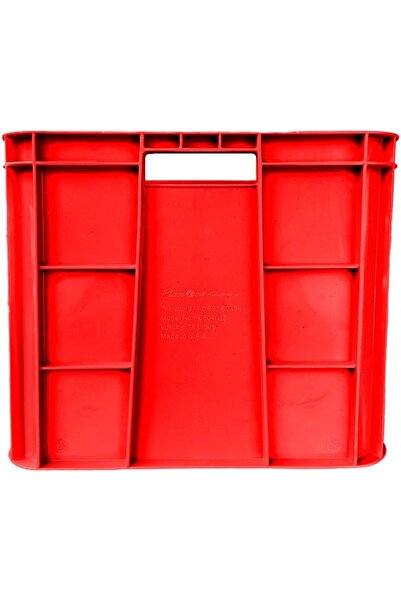Ethic Solutions 3pcs Plastic Fish/Multipurpose Crate Box 600×400×350mm 67L Red