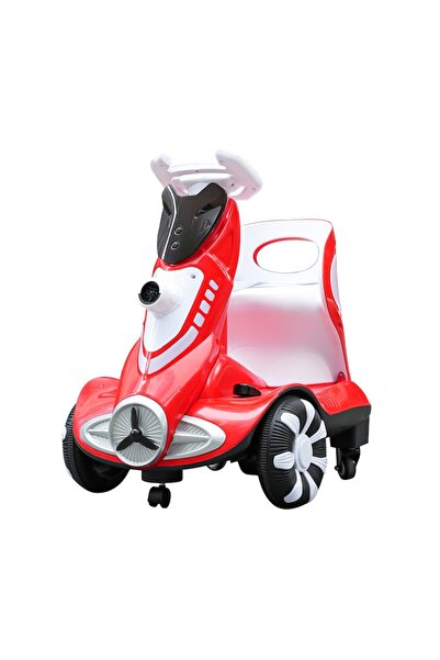 NEXTLY Kids' 6V Bubble & Music Electric Scooter, Remote Controlled, Ages 3-6, Red
