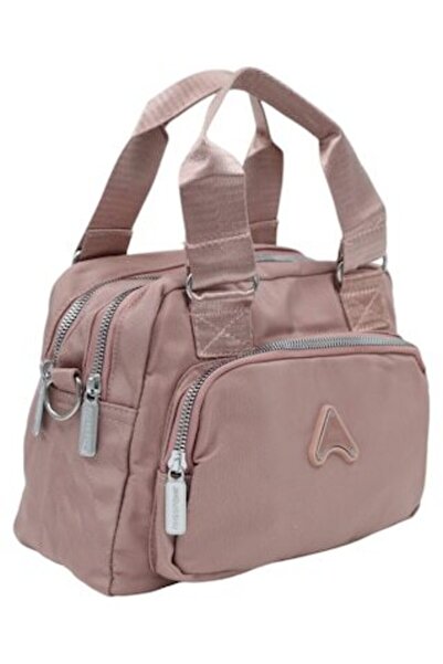 OEM Women's bag with handles, adjustable and removable strap, R306 pink