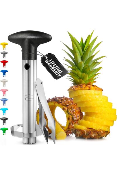 Zulay Kitchen أداة تقطيع الأناناس من زولاي - مصنوعة من الفولاذ المقاوم للصدأ