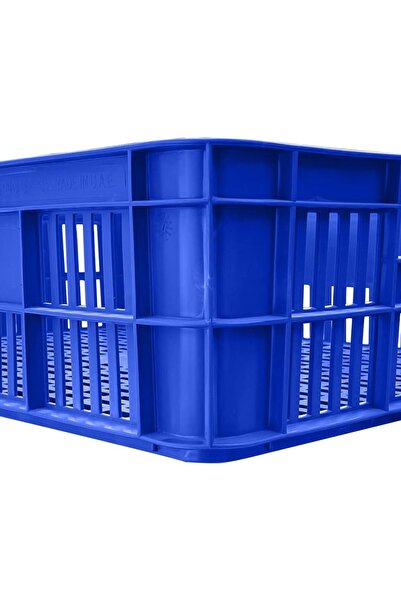 Ethic Solutions Plastic Storage Bakery Crate Box 800×600×180mm 86L Heavy Duty Blue