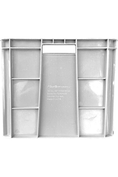 Ethic Solutions 3pcs Plastic Fish/Multipurpose Crate Box 600×400×350mm 67L White