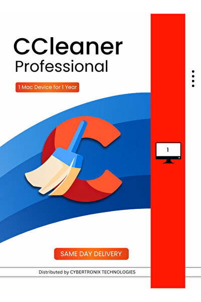 CCleaner احترافي | جهاز ماك واحد لمدة عام | ترخيص رقمي | توصيل في نفس اليوم