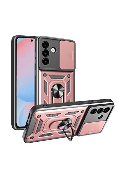 DD Daden Husa DaDen Hybrid Armor cu suport pentru Samsung Galaxy A56, cameră ...