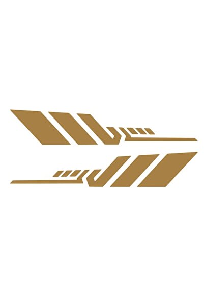 Oracal Set 2 stickere decorative, laterale auto, 40cm, cupru