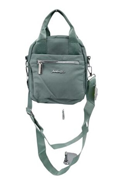 OEM Women's shoulder bag R1311, adjustable strap and handle, light green