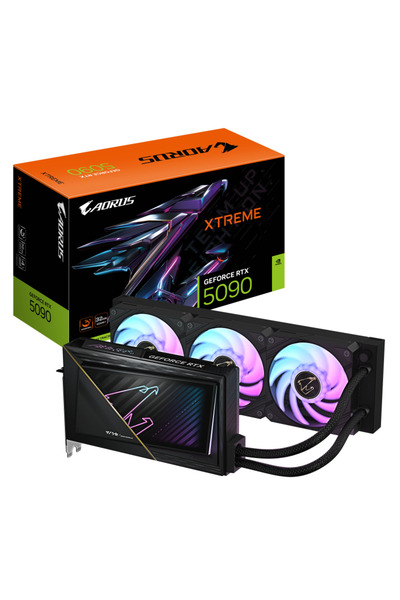 Gigabyte Placa video AORUS GeForce RTX 5090 XTREME WATERFORCE 32GB GDDR7, 512-bit, Radiator 360mm