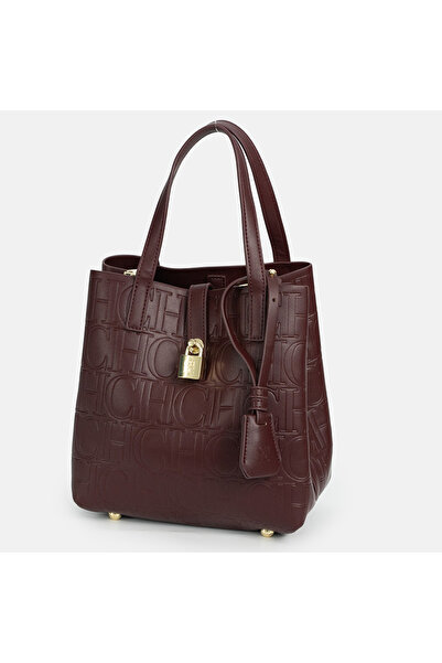 chch New Fashionable Women's Tote Bag Bucket Bag with Embossed Letter Design