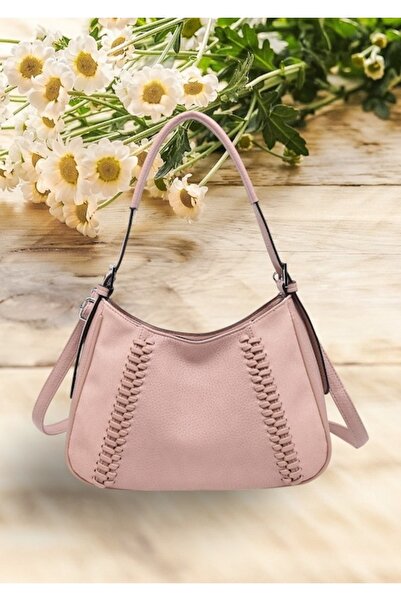 OEM - Elegant and Practical Women's Handbag, -leather R1323, Pink