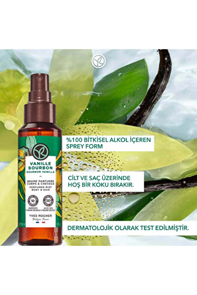 Yves Rocher Vegan Saç ve Vücut Spreyi Egzotik Vanilya Kokulu Tatlı Koku Yaz F...