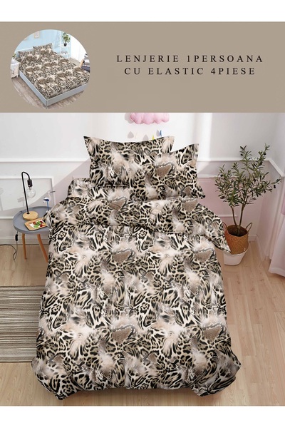 CHIRASO CHIRASO Bedding, Finet, 1 person, 4 Pieces, ELASTIC Sheet 140x200cm, Cover 155x200, 2 Pillowcases