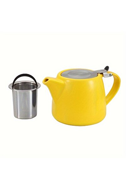 Mare Mosso Caffe ê Vendite Porland Chai Teapot with Strainer Yellow 600 Cc