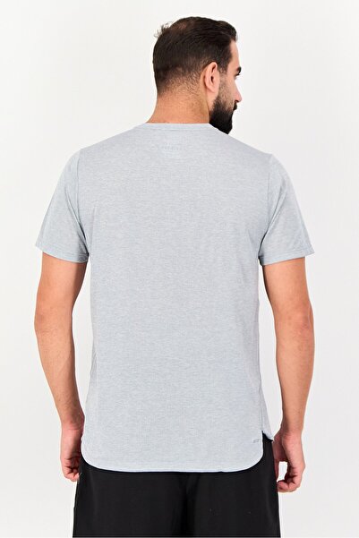 New Balance Men Sportswear Fit Short Sleeve Outdoor T Shirt, Grey