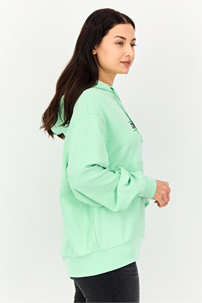 Vans Women Sportswear Fit Long Sleeve Outdoor Hoodie, Mint Green
