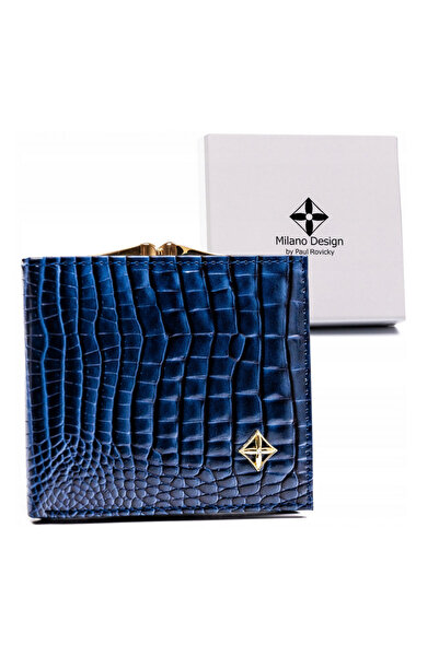 Other Elegant, small women's wallet with a clasp and snap closure - Milano Design