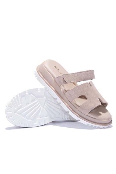 Gusse Mavora Women's Genuine Suede Leather Slippers 151720-2