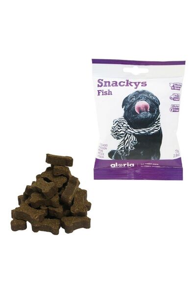Gloria Dog Snack Display Snackys Fish