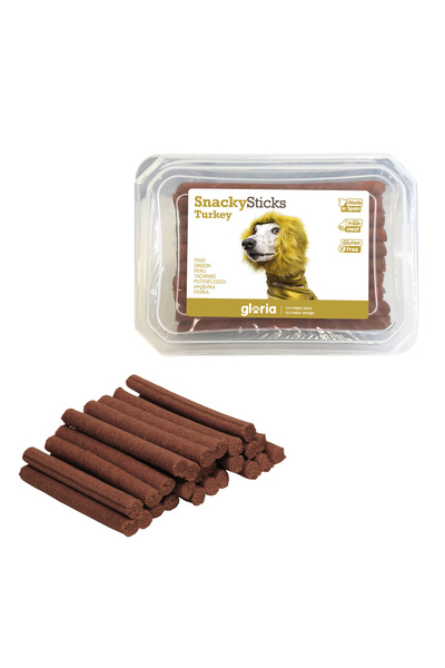Gloria Dog Snack Snackys Sticks Chicken Turkey Small bars (800 g)