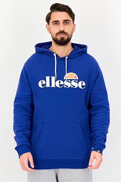 Ellesse Men Sportswear Fit Long Sleeve Outdoor Hoodie, Blue