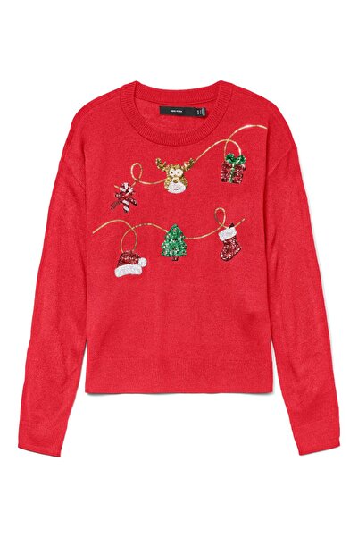 Vero Moda Strickpullover VMGLITTER Strickpullover