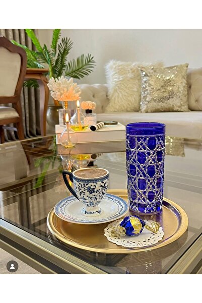 ENJOYHOMEE Mavi Meşrubat Bardağı