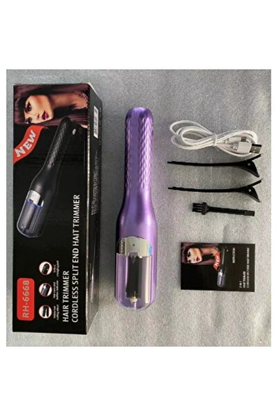 Flippy Split Ends Repair Device, Hair Smoothing, ABS+PC, Negative Ions, 500mAh, Purple