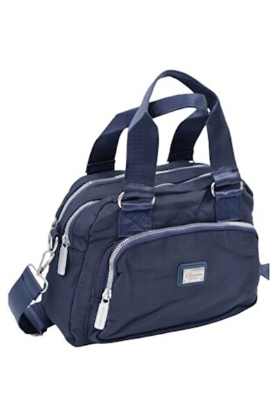 OEM Geantă de damă cu mânere, curea reglabilă și detașabilă, R306 albastră