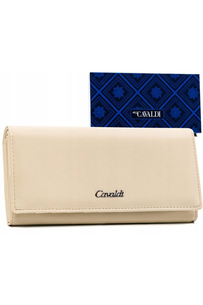 Other Elegant, large women's wallet made of -leather - 4U Cavaldi