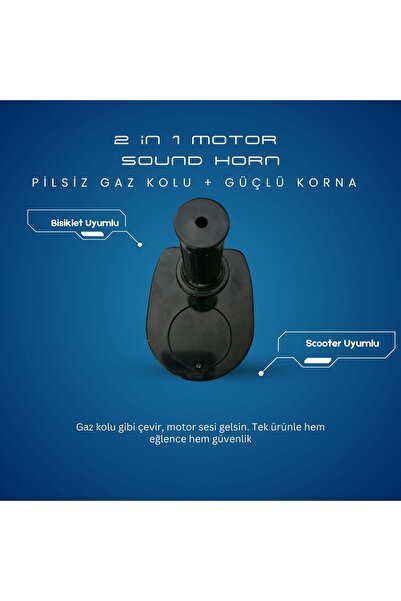 Bisiklet & Scooter İçin Motor Sesi Gaz Kolu