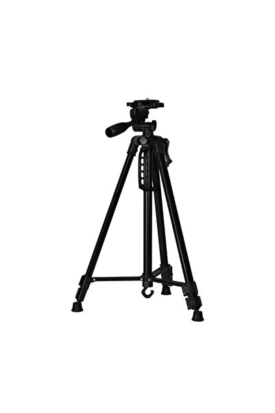 NEXTLY PrecisionPro Telescopic Camera & Phone Tripod, 53-160cm Adjustable Height, Black