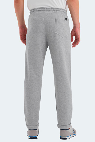 Slazenger Nadica Men's Gray Sweatpants with Pockets