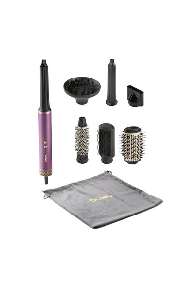 Domo Βούρτσα θερμού αέρα DO54782HS πολλαπλών στυλιζαρίσματος, 7 αξεσουάρ, 1500W, 110000RPM, 3 ρυθμίσεις θερμότητας, 2 ταχύτητες
