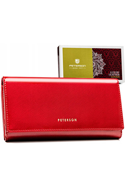 Other Elegant leather women's wallet with snap closure - Peterson