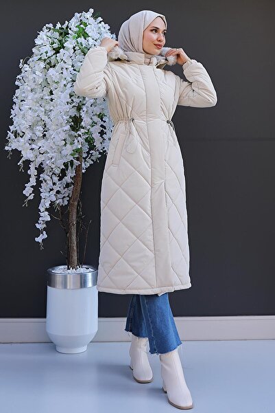 GİYZAMİLA Parla Mont Cream