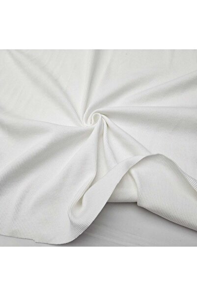 Kaf Kumaş 3 Thread Ş Fleece-Lined Fabric |   Ecru - Combination Ribbed Knit Pieces